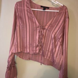 striped pink top